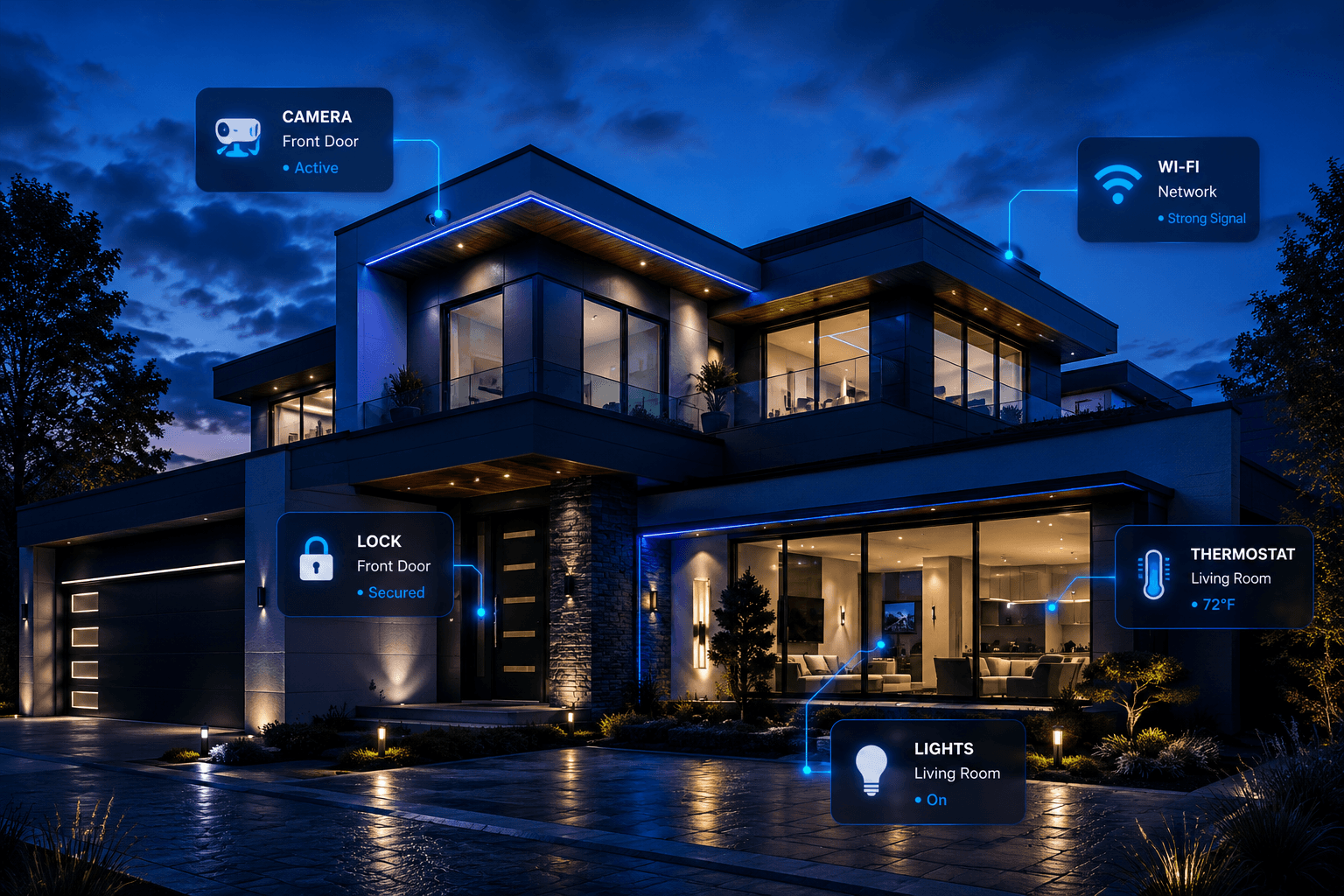 Luxury smart home